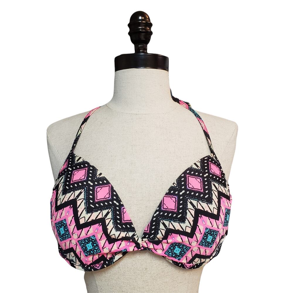 Xhilaration Bathing Suit Top Womens Large Tribal Bikini Top Only